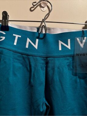 NVGTN Teal High-Waist Performance Leggings